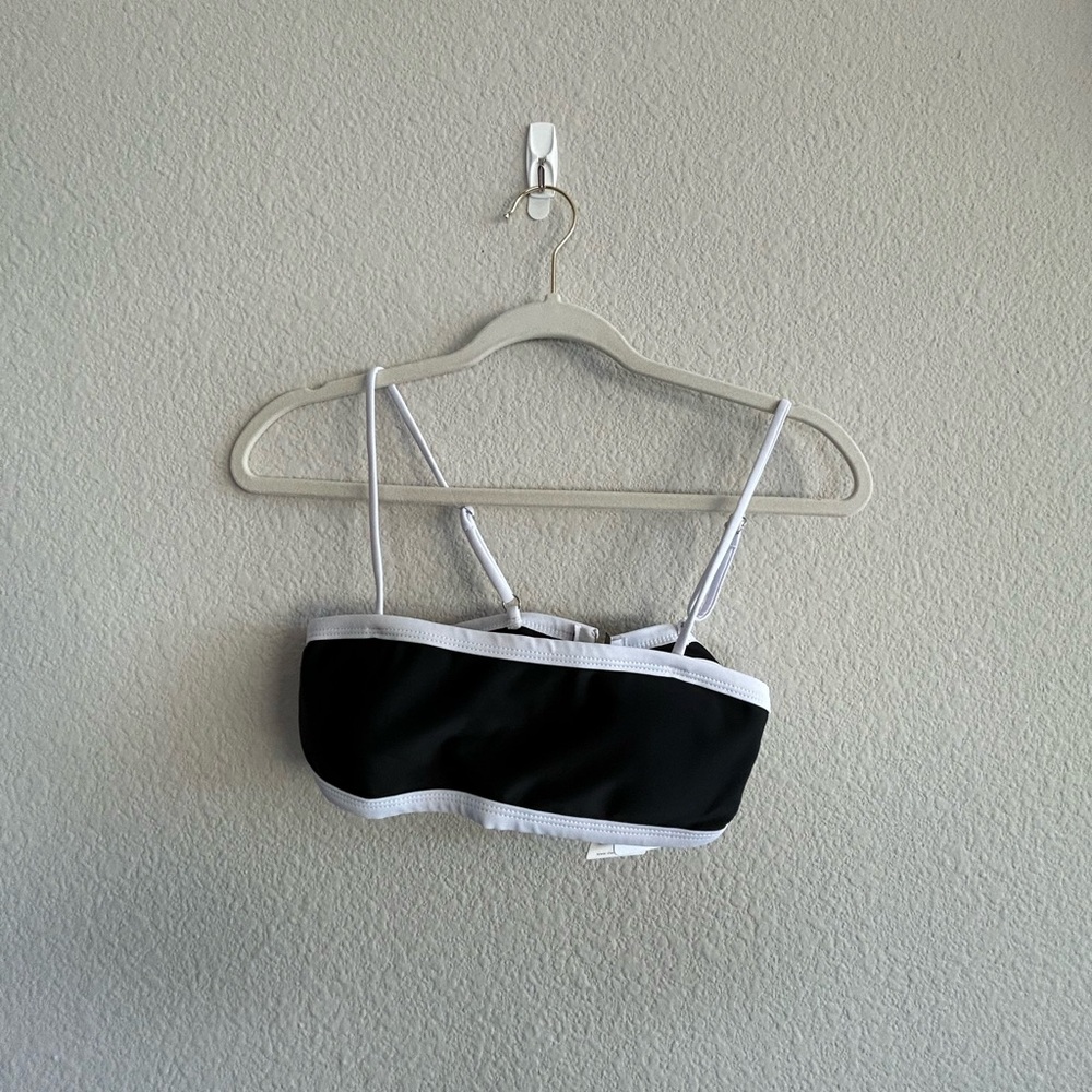 Black and white bikini